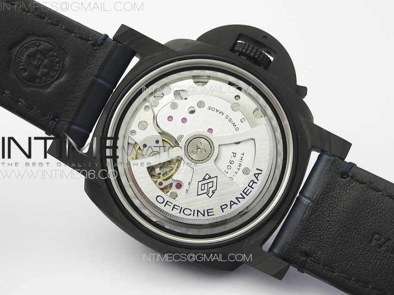 PAM1664 Carbotech VSF 1:1 Best Edition on Blue Leather Strap P.9010 Clone